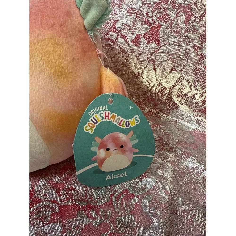 Squishmallows Aksel The Axolotl Pink‎ Plush 7.5